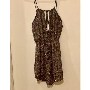 paisly colorful romper